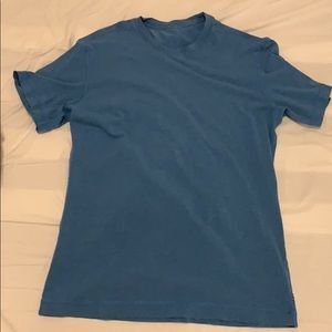Lululemon Blue Training Short Sleeve Shirt